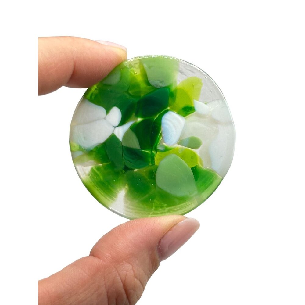 Handmade Fused Glass Pin Brooch Art Glass Wearable Art One of a Kind Jewelry